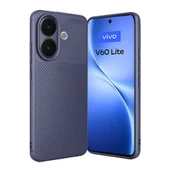 Vivo V60 Lite Auto Focus Karbon Kapak - Lacivert thumbnail 1