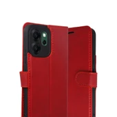 Oppo Reno 14f Trend S Plus Kapaklı Kılıf - Kırmızı thumbnail 2