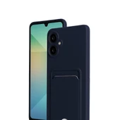 Samsung Galaxy A07 Kelvin Kartvizitli Silikon - Lacivert thumbnail 2