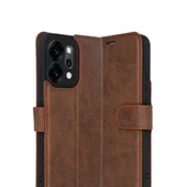 Oppo Reno 14 Trend S Plus Kapaklı Kılıf - Taba thumbnail 2