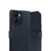 Oppo Reno 14f Trend S Plus Kapaklı Kılıf - Lacivert thumbnail 2