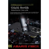 Joko İphone 15 Pro Kılıf Aramid 600d Kevlar Karbon Fiber Magsafe Kapak - Gri thumbnail 3