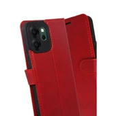 Oppo Reno 14f Trend S Plus Kapaklı Kılıf - Kırmızı thumbnail 3