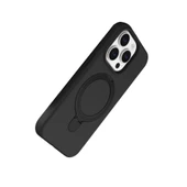 Apple İphone 14 Pro Max Regal Magsafe Standlı Kapak - Siyah thumbnail 3