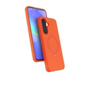 Samsung Galaxy A56 Regal Magsafe Standlı Kapak - Turuncu thumbnail 1