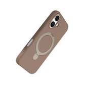 Apple İphone 16 Plus Regal Magsafe Standlı Kapak - Çöl Titanyum thumbnail 4