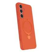 Samsung Galaxy S24 Fe Regal Magsafe Standlı Kapak - Turuncu thumbnail 2