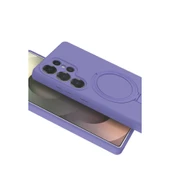 Samsung Galaxy S25 Ultra Regal Magsafe Standlı Kapak - Lila thumbnail 4