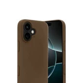 Apple İphone 17 First Silikon - Kahverengi thumbnail 2