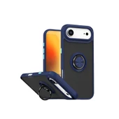 Apple İphone 17 Air Montreal Yüzüklü Silikon Kapak - Lacivert thumbnail 1