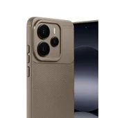 Xiaomi Note 14 5g Auto Focus Karbon Kapak - Kahverengi thumbnail 3