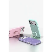 Apple İphone 17 Pro Regal Magsafe Standlı Kapak - Lacivert thumbnail 6