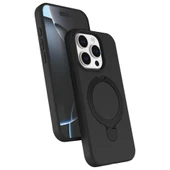 Apple İphone 14 Pro Max Regal Magsafe Standlı Kapak - Siyah thumbnail 1