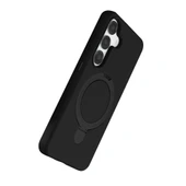 Samsung Galaxy S25 Regal Magsafe Standlı Kapak - Siyah thumbnail 3