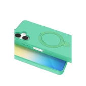 Samsung Galaxy A06 Regal Magsafe Standlı Kapak - Yeşil thumbnail 4