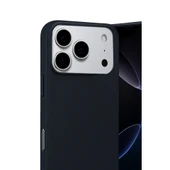 Apple İphone 17 Pro Max Nano İçi Kadife Silikon - Siyah thumbnail 3