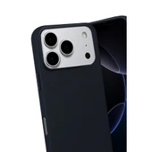 Apple İphone 17 Pro Max Nano İçi Kadife Silikon - Siyah thumbnail 2