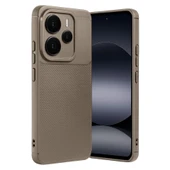 Xiaomi Note 14 5g Auto Focus Karbon Kapak - Kahverengi thumbnail 1