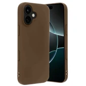 Apple İphone 17 First Silikon - Kahverengi thumbnail 1