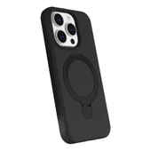 Apple İphone 14 Pro Max Regal Magsafe Standlı Kapak - Siyah thumbnail 2