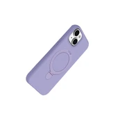 Apple İphone 15 Plus Regal Magsafe Standlı Kapak - Lila thumbnail 3