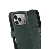 Apple İphone 17 Pro Trend S Plus Kapaklı Kılıf - Yeşil thumbnail 3