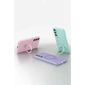 Samsung Galaxy S24 Fe Regal Magsafe Standlı Kapak - Yeşil thumbnail 5