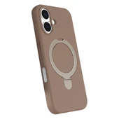 Apple İphone 16 Plus Regal Magsafe Standlı Kapak - Çöl Titanyum thumbnail 3