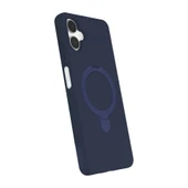 Samsung Galaxy A06 Regal Magsafe Standlı Kapak - Lacivert thumbnail 2