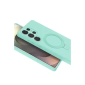 Samsung Galaxy S23 Ultra Regal Magsafe Standlı Kapak - Su Yeşili thumbnail 3