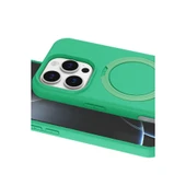 Apple İphone 16 Pro Regal Magsafe Standlı Kapak - Yeşil thumbnail 4