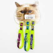 Eurocat Kedi Boyun Tasması Karışık Renkli 10mm/28 Cm (3 Adet) - 1