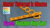 Byr Tinkercad Ring Sizer (Sadece Plastik Aparattır!!!) 3D thumbnail 2