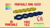 Byr Tinkercad Ring Sizer (Sadece Plastik Aparattır!!!) 3D thumbnail 4
