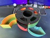 Byr İstiflenebilir sunlu makara çekmecesi (Sadece Plastik Aparattır!!!) 3D thumbnail 5