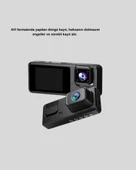 Park Modlu 3 Kameralı Araç Kayıt Cihazı 1080P Ön Kamera 2’’ Ekran thumbnail 3