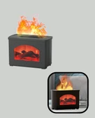 Aromaterapi Destekli Ultrasonik Nemlendirici USB Bağlantılı Sessiz Model thumbnail 5