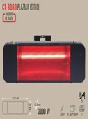 Cata 2000 Watt Kumandalı 3 Kademe Isı Ayarlı Plazma Isıtıcı İP55 thumbnail 3