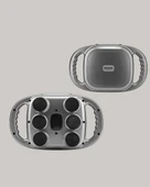 Şarjlı 6 Başlıklı Masaj Tabancası 2000 mAh Sessiz Güçlü Motor thumbnail 5