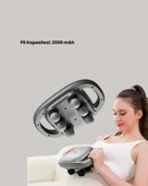 Şarjlı 6 Başlıklı Masaj Tabancası 2000 mAh Sessiz Güçlü Motor thumbnail 3