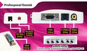 PrimeX SL-AV201 VGA TO VIDEO Çevirici, Vga To Svideo, RCA Görüntü çevirici thumbnail 8