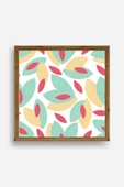 Yaprak Ahşap Çerçeveli Tablo 50 x 50 thumbnail 1