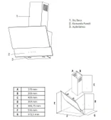 Simfer Trend Silver Cam 2'li Ankastre Set (3537 Ocak + 8705 Davlumbaz) thumbnail 5