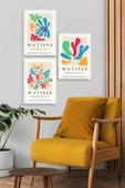 Matisse Üçlü Ahşap Çerçeveli Tablo 40 x 60 thumbnail 3
