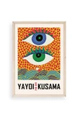 Yayoi Kusama Ahşap Çerçeveli Tablo 23 x 30 thumbnail 1