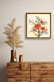Çiçek Ahşap Çerçeveli Tablo 50 x 50 thumbnail 2