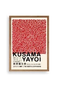 Yayoi Kusama Ahşap Çerçeveli Tablo 23 x 30 thumbnail 1