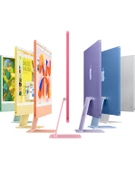 Apple iMac M4 Çip 16GB 256GB SSD macOS 24" All In One Bilgisayar MD3H4TU/A Gümüş thumbnail 4