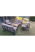 Kırlenta LİVA KAPUÇİNO 2+2+1+1 + SEHPA BAHÇE , BALKON , TAKIMI MOBİLYASI thumbnail 1