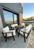 Kırlenta KREM POFİ 2 2 1 1 Yemek Masası Bahçe Takımı Balkon Takımı Bahçe Seti Oturma Grubu Masa SETİ thumbnail 4